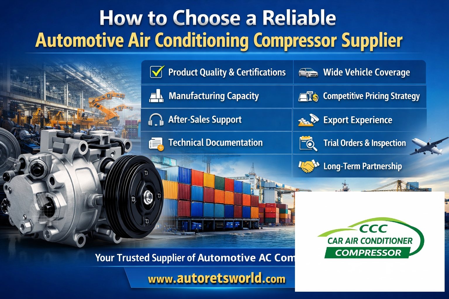 How to Choose a Reliable Automotive Air Conditioning Compressor Supplier